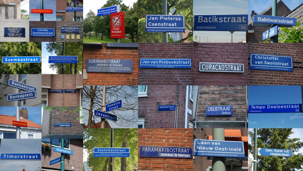 Indische straatnaamborden